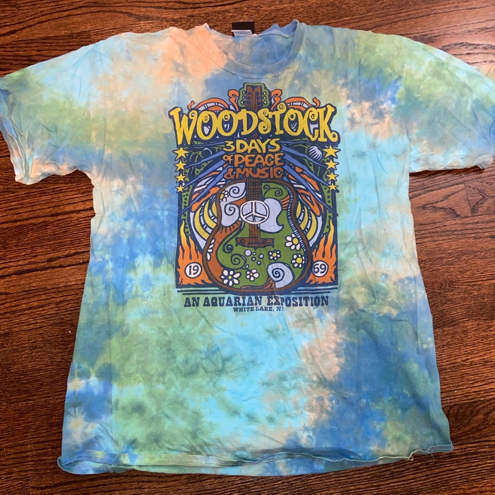 Liquid Blue Multicolor Tie-Dye T-Shirt